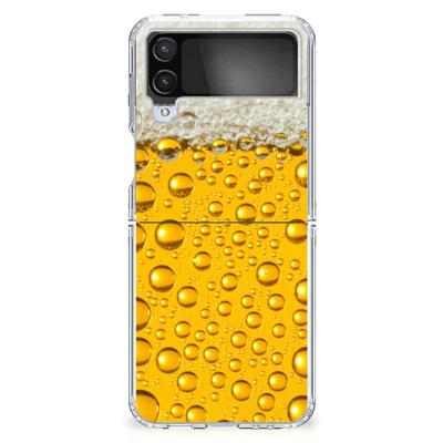 Samsung Galaxy Z Flip 4 | Siliconen Case | Bier