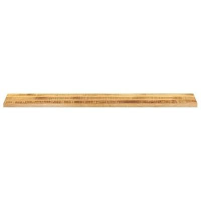 Tafelblad rechthoekig 160x40x2,5 cm massief ruw mangohout
