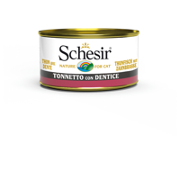 Schesir Cat in Gelatine Adult 85 g Tonijn met Tand - thumbnail