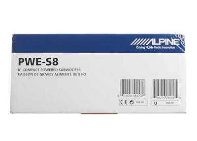 Alpine PWE-S8 autosubwoofer Tevoren geladen subwoofer 120 W