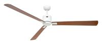 CasaFan ECO NEO III 180-4 WE-NB/KI WiFi Flügel Nussbaum/Kirsche Plafondventilator 28 W (Ø x h) 180 cm x 360 mm Wit Met afstandsbediening, Timer, Met - thumbnail