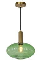 Lucide MALOTO - Hanglamp - Ø 30 cm - 1xE27 - Groen - thumbnail