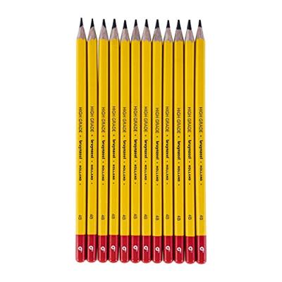 Grafietpotlood Bruynzeel Burotek 4B set à 12 stuks grijs Grafietpotlood Bruynzeel Burotek 4B set à 12 stuks grijs