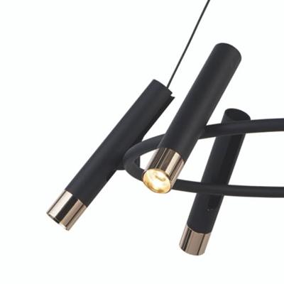 Searchlight Ronde design hanglampCylinder - 31651-6BK