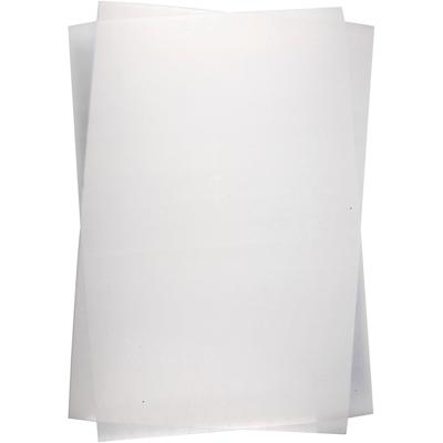 Creativ Company Vellen krimpfolie, vel 20x30 cm, dikte 0,3 mm, mat transparant, 100 vel/ 1 doos