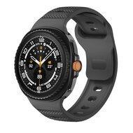 Wave met motief siliconen band - Zwart - Samsung Galaxy Watch 8 - 40mm / 44mm Wave met motief siliconen band - Zwart - Samsung Galaxy Watch 8 - 40mm / 44mm