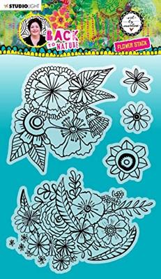Studio Light • back to nature clear stempel flower stack