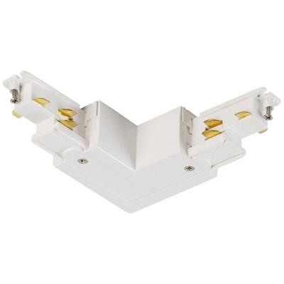 SLV VerstelbareS-Track L-connector DALI wit - 1007817