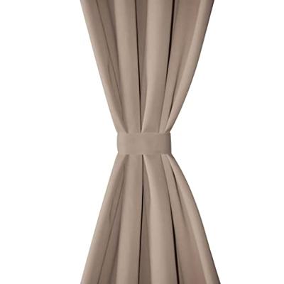 Blackout Gordijnen met metalen ringen 135 x 245 cm 2 stuks (creme)