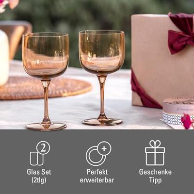 LIKE BY VILLEROY & BOCH - Like Clay - Wijnglas set/2 LIKE BY VILLEROY & BOCH - Like Clay - Wijnglas set/2