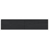 Gliss Design Onderkast Eros 160 cm 2 Lade Zwart eiken OP=OP - thumbnail