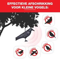 Swissinno raven Nep-raaf tegen duiven Functies: Afschrikking 1 stuk(s) - thumbnail