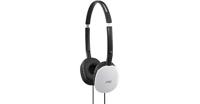 JVC Flats Lichtgewicht On-Ear Hoofdtelefoon Compatibel met iPhone en Android Apparaten - Wit - thumbnail