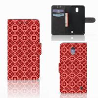 Nokia 2 | Telefoon Hoesje | Batik Rood - thumbnail