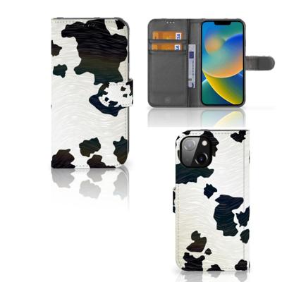 Apple iPhone 14 | Telefoonhoesje | Met pasjeshouder | Koeienvlekken Apple iPhone 14 | Telefoonhoesje | Met pasjeshouder | Koeienvlekken