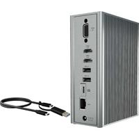 ICY BOX USB-C Docking Station (16-in-1) voor 3 monitoren (2x HDMI, 1x VGA), 7-poorts USB-hub, 55W Power Delivery, Gigabit Ethernet, aluminium, IB-DK2262AC - thumbnail