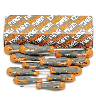Beta 12-delige set schroevendraaiers voor Torx® schroeven (art. 1297TX) 1297TX/S12 - 012970312 Beta 12-delige set schroevendraaiers voor Torx® schroeven (art. 1297TX) 1297TX/S12 - 012970312