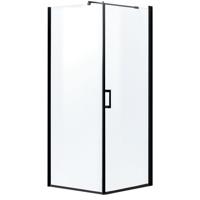 Kerra Lagos douchecabine 90x90x195cm vierkant zwart - thumbnail