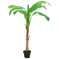 Kunstboom met pot banaan 165 cm groen - thumbnail