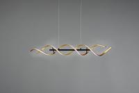 Trio Design led hanglampSequence zwart met goud - 341810208 - thumbnail