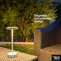 SLV Buiten tafellampVinolina One wit - oplaadbaar - 1007357 - thumbnail