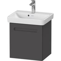 Wastafelonderkast Duravit No.1 Met 1 Deur Links 44x38.6x47.8cm Met Geïntegreerde Greep Mat Grafiet - thumbnail