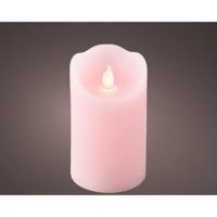 LED Waving Kaars 12.5x7.5 cm Roze - thumbnail