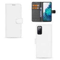 Bookcase Samsung Galaxy S20 FE Hoesje Wit met Pasjeshouder - thumbnail