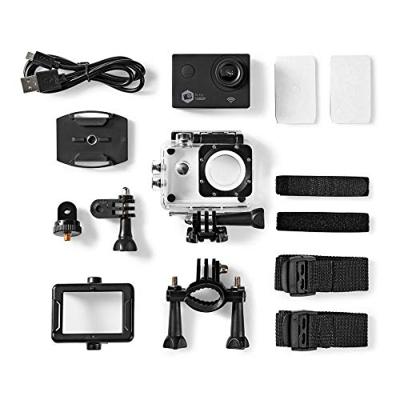 Nedis Action Cam | 1080p@30fps | 12 MPixel | Zwart | 1 stuks - ACAM21BK ACAM21BK
