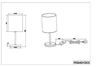 Trio SchemerlampjeJerry wit - R50491001