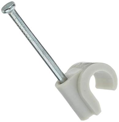 Kopp 355401019 Spijkerclip 355401019 Bundel-Ø (bereik) 7 tot 11 mm Grijs 200 stuk(s)