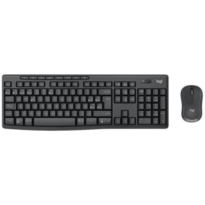 Toetsenbord en muis Logitech MK370 Grafiet Duits QWERTZ
