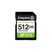 Micro SD kaart met adapter Kingston SDS3/512GB 512 GB - thumbnail