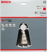 Bosch Accessoires Cirkelzaagblad Standard for Wood Speed 190 x 30 x 2,6 mm, 24 1st - 2608640801 - thumbnail