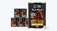 JOHN DOG Pure Black Wild Boar - natvoer voor honden - 400g - thumbnail