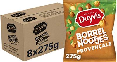Duyvis borrelnootjes provençale (8x 275gr)