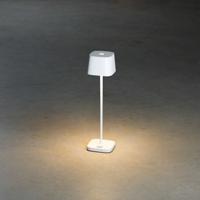 Konstsmide 7829-250 Capri LED-accutafellamp 2.2 W Warmwit Wit - thumbnail