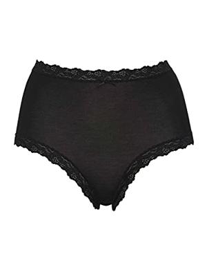 3-pack dames Taille slips - Kanten modal dames onderbroek - Katoenen kruisje