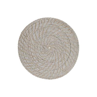 Placemat Home ESPRIT Wit Natuurlijk Bamboe Rotan 34 x 34 x 1,5 cm