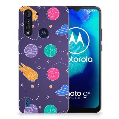 Motorola Moto G8 Power Lite | Sillicone Back Cover | Space