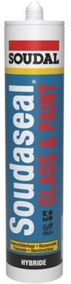 Soudal soudaseal glass & paint | beglazingskit | zwart | 290 ml - 155364