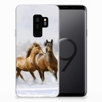Samsung Galaxy S9 Plus | TPU Hoesje | Paarden - thumbnail