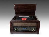 Muse MT-115DAB - Vintage muziekcenter met DAB+, radio, CD- platenspeler en Bluetooth - thumbnail