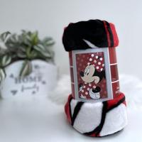 Minnie Mouse fleece plaid rood 100 x 150 cm - thumbnail