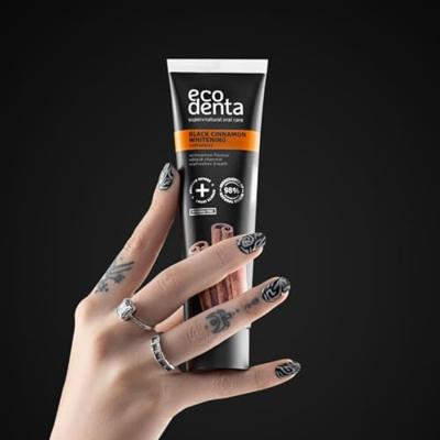 Ecodenta Black Cinnamon Whitening Toothpaste - thumbnail