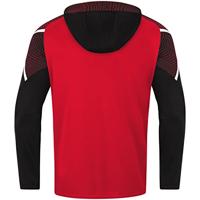 JAKO 6822 Jas Met Kap Performance - Rood/Zwart - 3XL - thumbnail