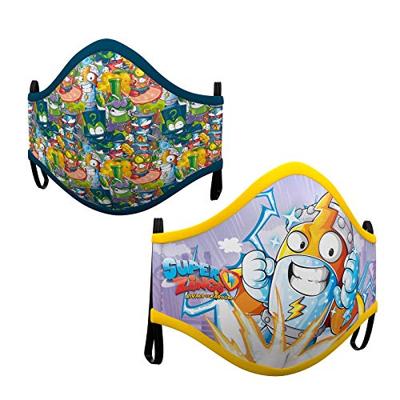 Hygiënisch en herbruikbaar gezichtsmasker gemaakt van stof Super Zings Premium 10-12 Jaar