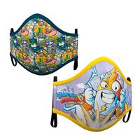 Hygiënisch en herbruikbaar gezichtsmasker gemaakt van stof Super Zings Premium 10-12 Jaar - thumbnail