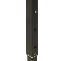 Partytent inklapbaar met zijwanden 3x3 m antracietkleurig - thumbnail