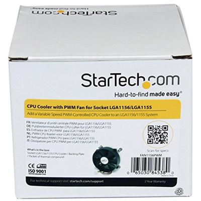 CPU-ventilator Startech FAN1156PWM LGA 1155 LGA 1156